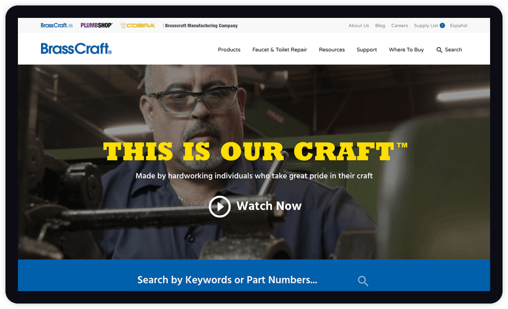 brasscraft-homepage