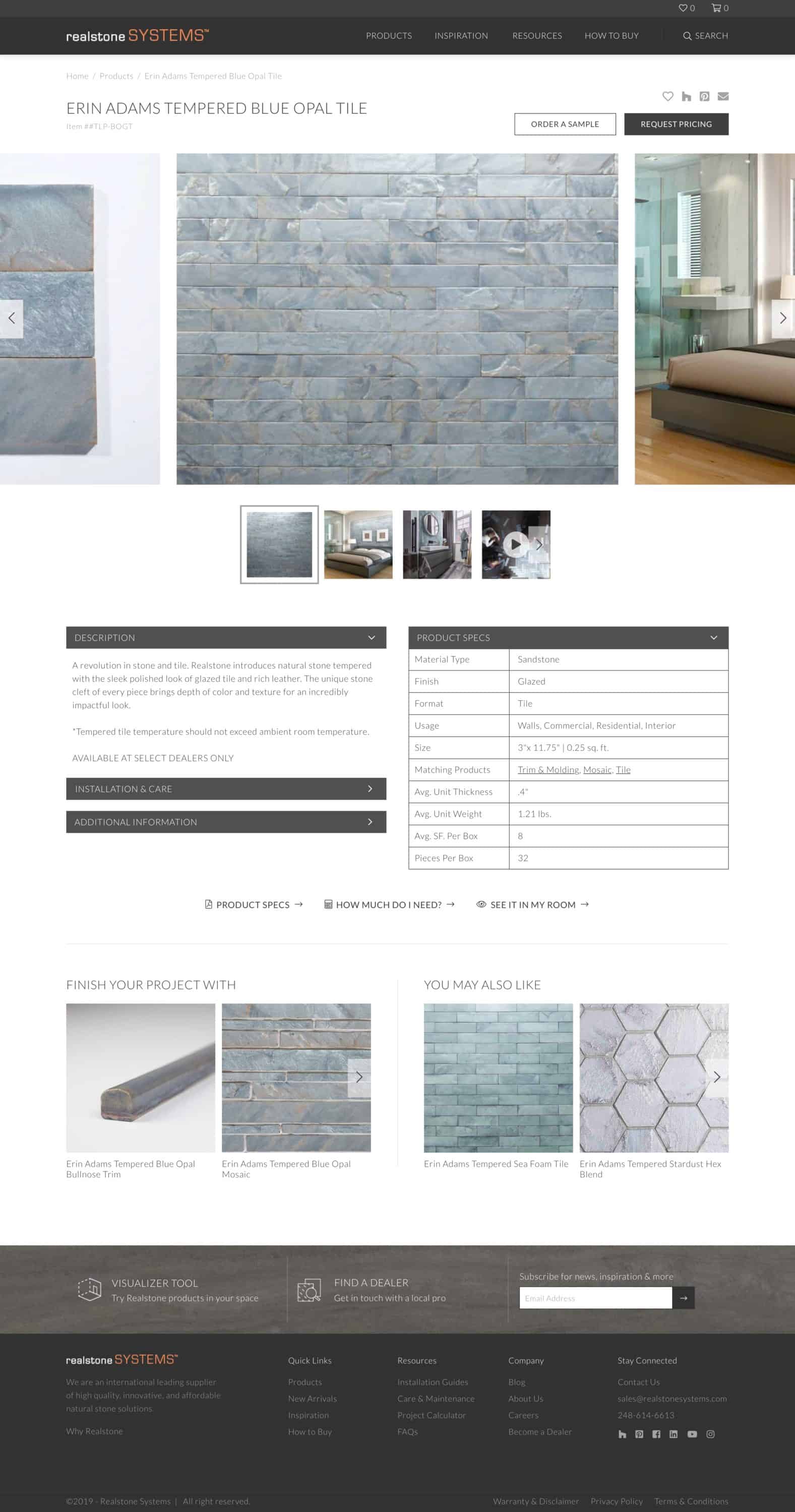 realstone product page