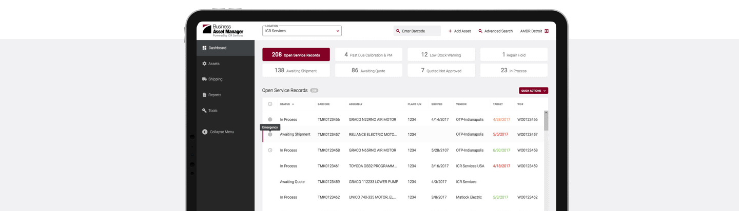 icr-dashboard icr dashboard