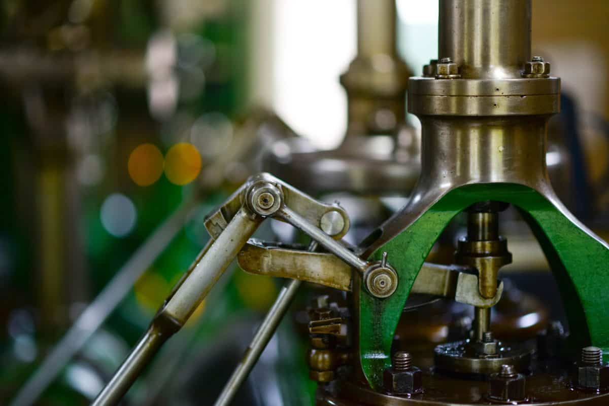 machine on assembly line